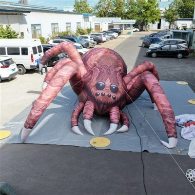 Riesiges aufblasbares Halloween-Spinnenmodell