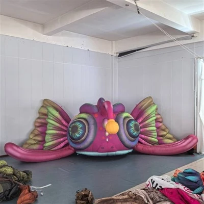 Riesiger aufblasbarer Fantasie-Tiefseemonsterfisch