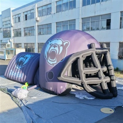 Aufblasbarer Football-Helm-Tunnel
