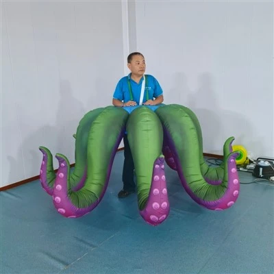 Gehendes aufblasbares Oktopus-Maskottchen